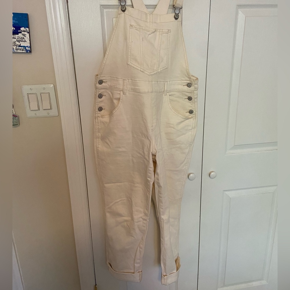 Old Navy Cream Colored overalls
